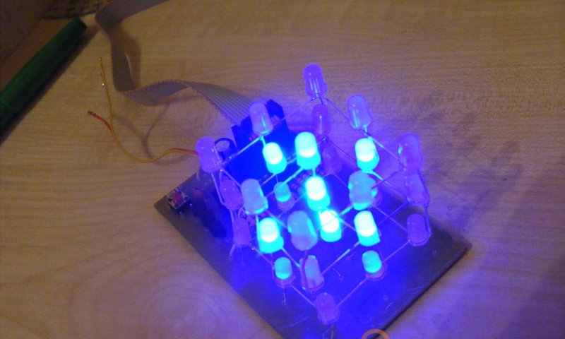 Cube LED 3*3*3 na Atmega8