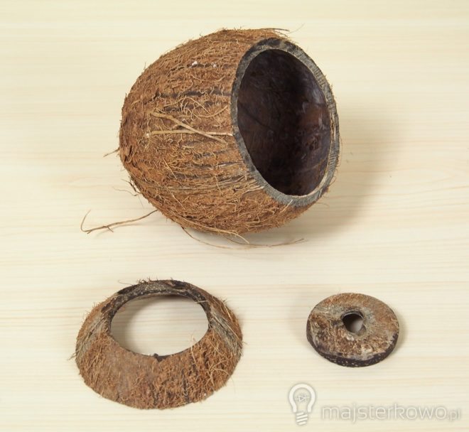 Pocięty kokos