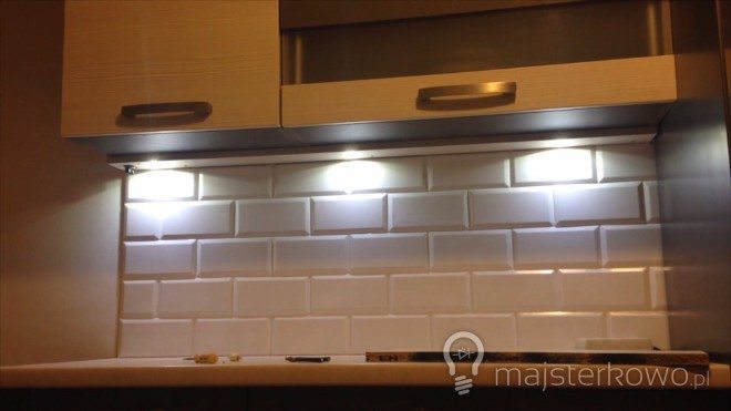Podszafkowe oświetlenie kuchenne LED