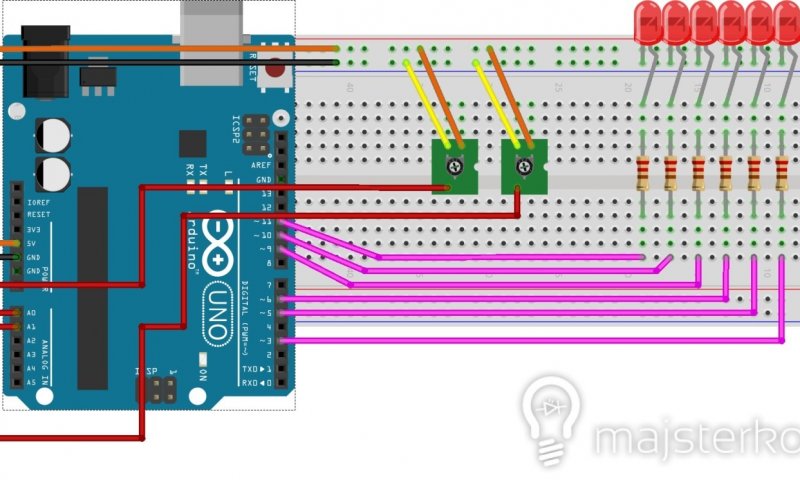 Knight Rider na Arduino