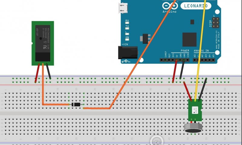 Dźwiękowy wyłącznik światła arduino.