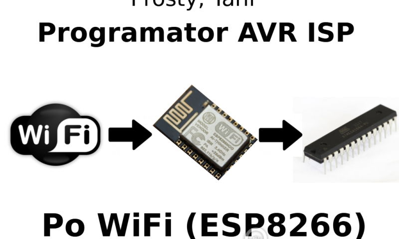 Tani, bezprzewodowy programator AVR. ESP8266 WiFi.