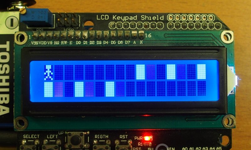 Arduino Game 16×2 LCD  – programowanie obiektowe