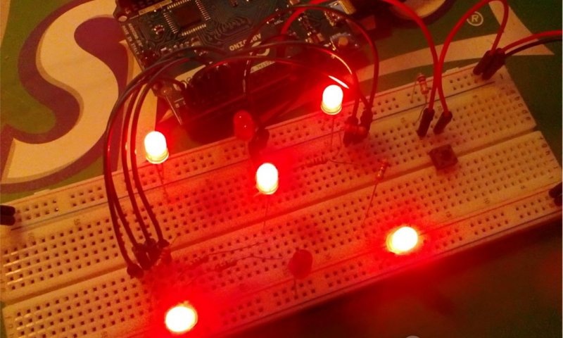 Arduino – “sześcienna” kostka do gry