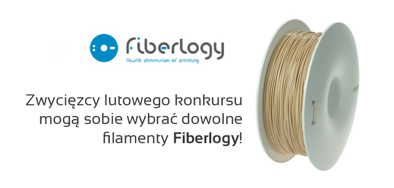 Zwycięzcy lutowego konkursu będą mogli wybierać spośród filamentów Fiberlogy!