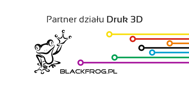 Sklep Blackfrog.pl zostaje patronem działu Druk 3D!