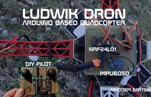 Ludwik dron (Arduino, MPU6050, NRF24L01 i druk 3D)