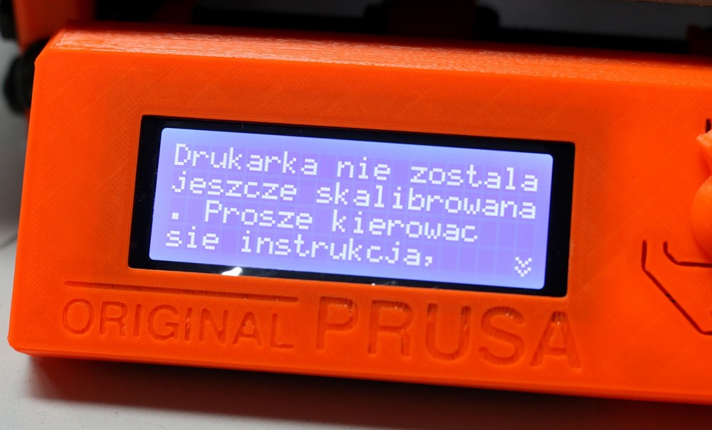 Prusa i3 MK2S - kalibracja