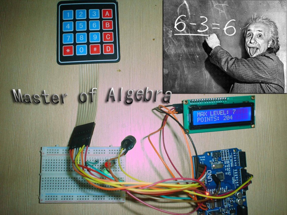 Prosta gra w arduino – Master of Algebra