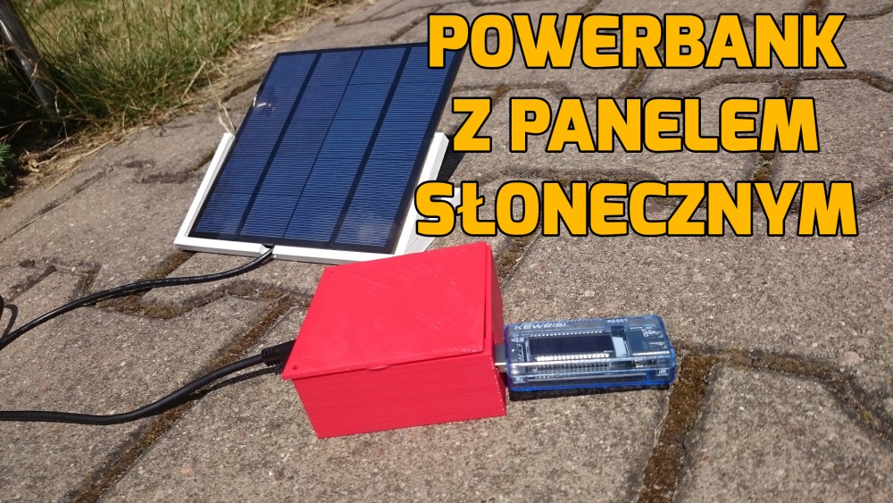 Powerbank z panelem słonecznym