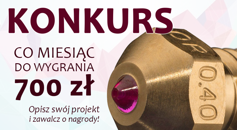 Konkurs Druk 3D – Co miesiąc rozdajemy 700 zł do wydania w sklepie Blackfrog.pl!