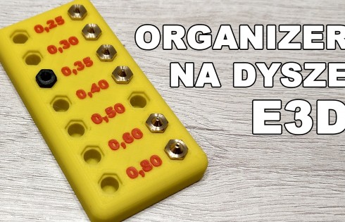 Prosty organizer na dysze E3D