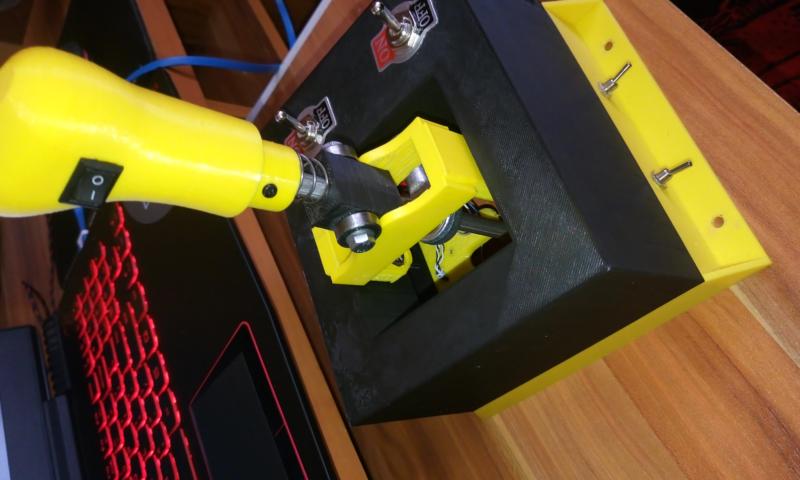 H-shifter do gier symulacyjnych z drukarki 3D