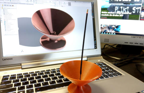 Podstawka do kadzidełek – miniprojekt do Druku 3D