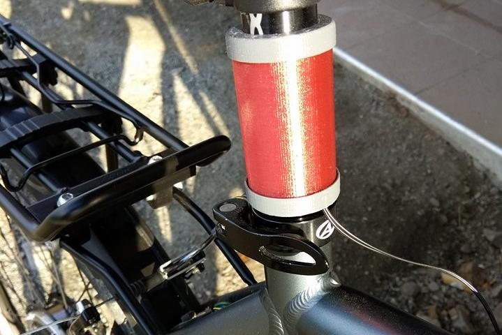 Lampa na sztycę rowerową na 48V, 24V lub 12V
