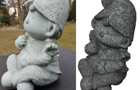 Replikowanie przedmiotów przy pomocy fotogrametrii i drukarki 3d