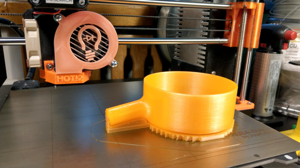 Druk 3D - model obudowy filtra powietrza do kompresora