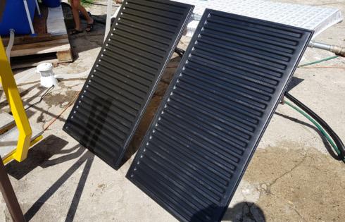 Prosty kolektor solarny do podgrzewania wody