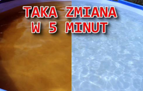 Usuwanie brązowego zabarwienia z wody w basenie