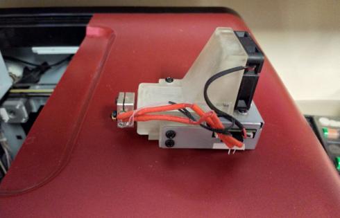 Davinci PRO przeróbka oryginalnego Hotendu na E3D V5