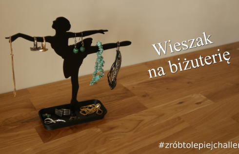 Wieszak na biżuterię – baletnica #zróbtolepiejchallenge