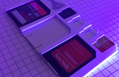 Organizer na karty SD w formie karty #zróbtolepiejchallenge