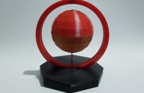 Antygrawitacyjna bombka choinkowa