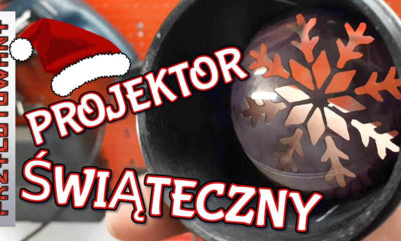 Jak zrobić projektor świąteczny – wirujące śnieżki. Led 50 W