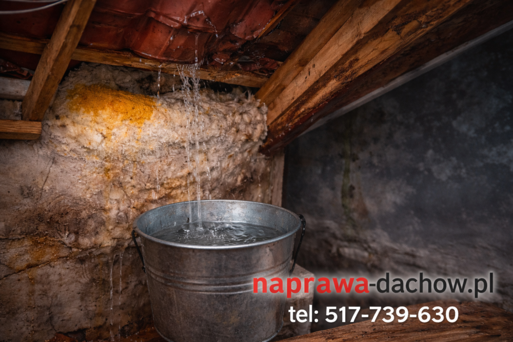 Jak rozpoznać ukryty przeciek dachu