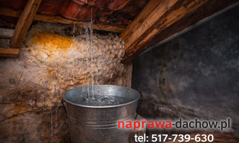 Jak rozpoznać ukryty przeciek dachu